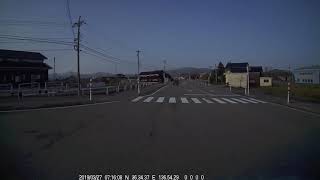 2019年　ドラレコ映像　危険運転 富山県南砺市福野　#automobile  　#ドラレコ動画　#危険運転