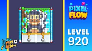 Pixel Flow Level 920 (Very Hard) Walkthrough Solution