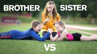 BROTHER vs SISTER Strength Challenge