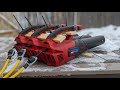 snow removal part 2 how to use cheap leaf blower for touchless snow removal like a boss