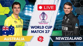 Live: Australia vs New Zealand, 27th ODI, Dharmshala | Live Scores & Commentary | AUS Vs NZ | WC