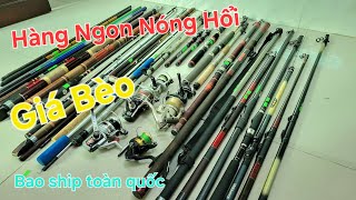 (Video 39)Hàng ngon mới khui toàn đồ đẹp, Cần nissin, daiwa mini pack, NFT Advence, Máy daiwa ss3000