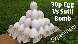 Egg Vs Bomb | Egg vs Bomb Experiment