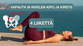 SI-nivelen kipu ja kireys pois helposti | 4 parasta liikettä