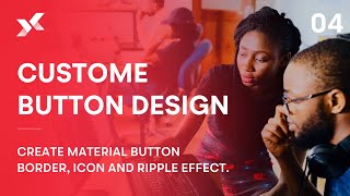 Custom Button With Border And Icon In Android Studio | by Appxcode