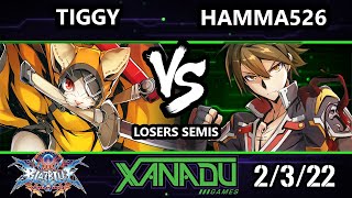 F@X 442 Losers Semis - Tiggy (Jubei) Vs. hamma526 (Naoto) BlazBlue: Central Fiction