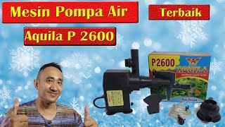 Review Mesin Pompa Air Aquarium Aquila P 2600