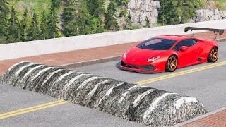 Cars vs Massive Speed Bumps #8 – BeamNG.Drive