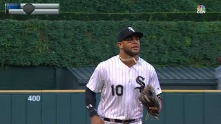 KC@CWS: Moncada makes a terrific throw to first