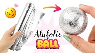 ALUMINIUM BALL ⚪Silber FOLIENKUGEL selbstgemacht! Glänzende KUGEL selber machen! Japan Trend Deutsch