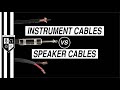 INSTRUMENT CABLES vs SPEAKER CABLES: What's the Difference?