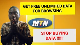 How to get FREE Unlimited Data for Browsing on MTN