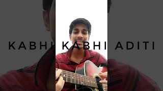 Kabhi Kabhi Aditi Cover || Jaane Tu Ya Jaane Na || acoustic cover   #kabhikabhiaditi