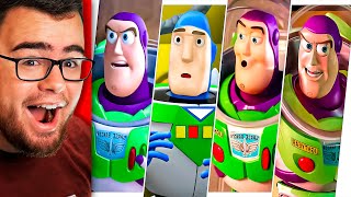 Reacting to The EVOLUTION of BUZZ LIGHTYEAR!