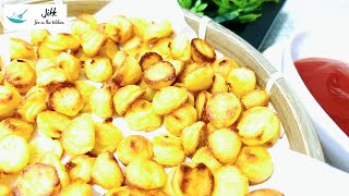 Only 3 Ingredients | Crispy Bubble Potato Chips Recipe | Don't Fry Potatoes!