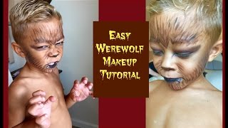 Easy Werewolf Halloween Makeup