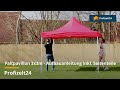 Faltpavillon 3x3m - Aufbauanleitung inkl. Seitenteile | Profizelt24