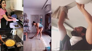 Vicky Kaushal With Girlfriend Katrina Kaif Cleaning House & Cooking Food During Lockdown