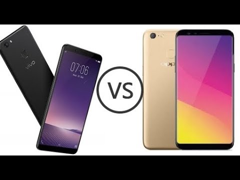 Oppo F5 Vs Vivo V7 Plus Comparison Full Specs - YouTube