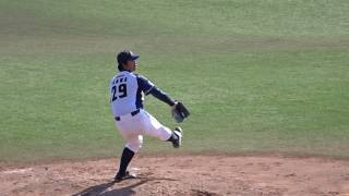 元阪神　井川慶投手が兵庫ブルーサンダーズ開幕戦に登板！　8回のピッチング　2017.04.02