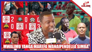 MWALIMU YANGA ATOKWA NA POVU| MAREFA WA LIGI YETU WANAIPENDELEA SIMBA| WANATOA PENATI ZA HOVYO