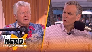 Jimmy Johnson on coaching the Cowboys, Hall of Fame induction | THE HERD | LIVE FROM MIAMI