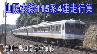 【走行動画】山陽本線115系走行集 岩田ー島田間定点