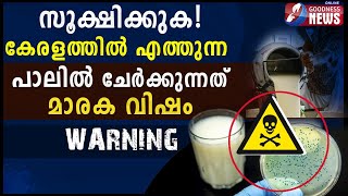 സൂക്ഷിക്കുക🔴 കേരളത്തിൽ എത്തുന്ന പാലിൽ ചേർക്കുന്നത് മാരക വിഷം| DEADLY POISON IN MILK|FOOD|GOODNESS TV