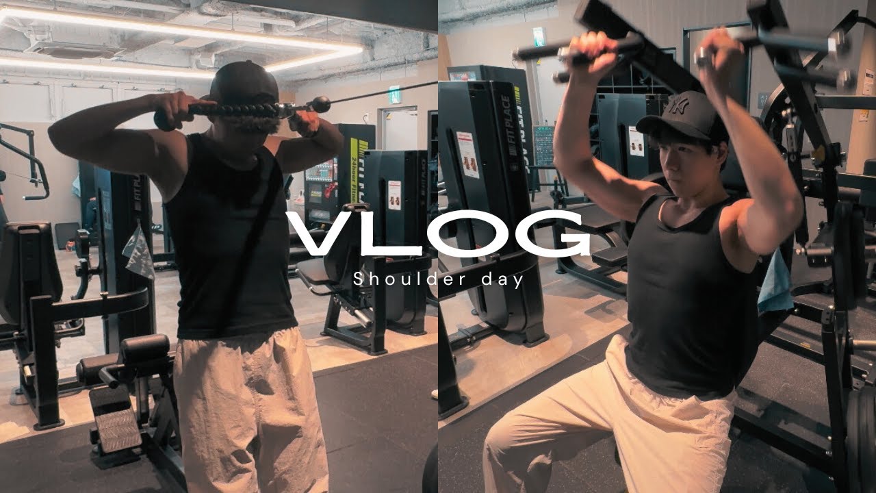 Workout Vlog Shoulder Day Youtube