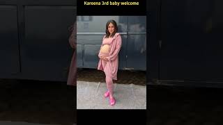 Kareena again pregnant 3rd Baby welcome to the world #kareenakapoorkhan #shorts
