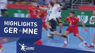 Highlights | Germany vs Montenegro | Men's EHF EURO 2018