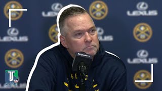 Michael Malone REACTS to becoming the WINNINGEST coach in Nuggets HISTORY with win at Lakers