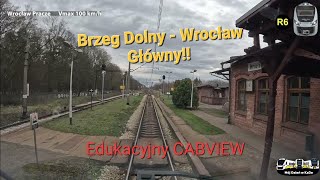 Impulsem w peron najpiękniejszego dworca kolejowego! Brzeg Dolny- Wrocław Główny[Edukacyjny Cabview]