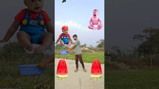 Flying crying babies Catching vs hen, elephant vs cute boudi- Funny vfx magical video 😄😃