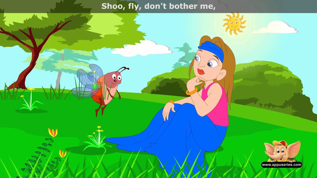 Shoo Fly Dont Bother Me Nursery Rhyme With Lyrics Hd Youtube