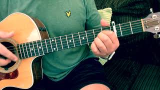 Elvis Presley-Hound Dog-Acoustic Guitar Lesson.