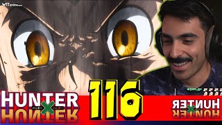 ردة فعل راكان الشايع على هنتر x هنتر الحلقة 116 hunter x hunter Reaction