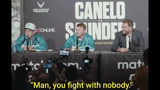 BEEF ALERT!! ANDRADE CRASHES CANELO POST FIGHT PRESS CONFERENCE!| ZIM-KO REACTION