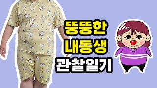 내동생은 왜 뚱뚱할까? 30대 초고도비만 일상 브이로그 동생 관찰일기