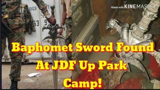 Baphomet Sword Found @ JDF Up Park Camp ,Jamaica!