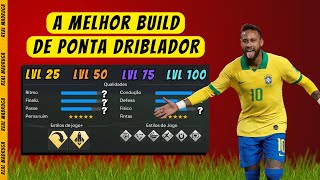 BUILD DE PONTA DRIBLADOR META EA FC PRO CLUBS (MELHOR BUILD NIVEL / LVL 25, 75, 50, 100) - PORTUGUES