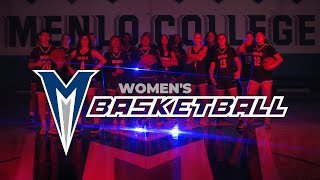 Menlo College | 2022-23 Women's Basketball | Game Entrance Hype Video