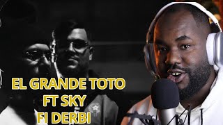 SKY - Fi Derbi (feat. ElGrandeToto)  [ ALGERIAN REACTION] 🇲🇦❤️🇩🇿