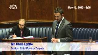 Chris speaking on Child Poverty