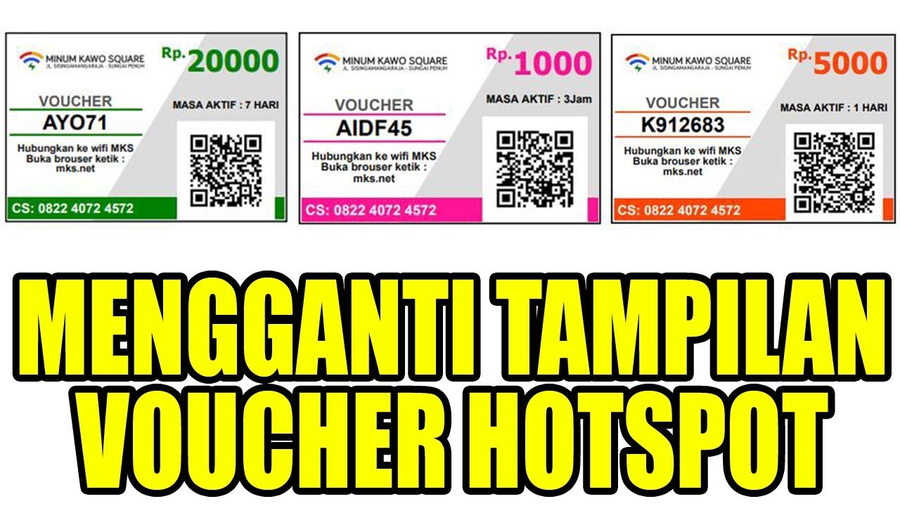 Cara Membuat Template Voucher Hotspot – Analisis