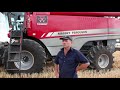 massey ferguson mf 9500 series combine australian demonstrations part 3. 2012