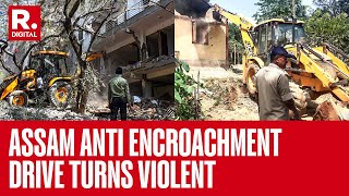 Assam Anti Encroachment Drive Turns Violent, 2 Killed In Guwahati, Himanta Calls Out Congress