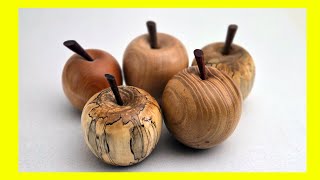 How to Turn an Apple on Your Lathe?