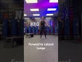 forward to lateral lunge exercise