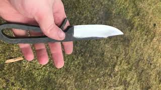 making a blacksmith's #knife